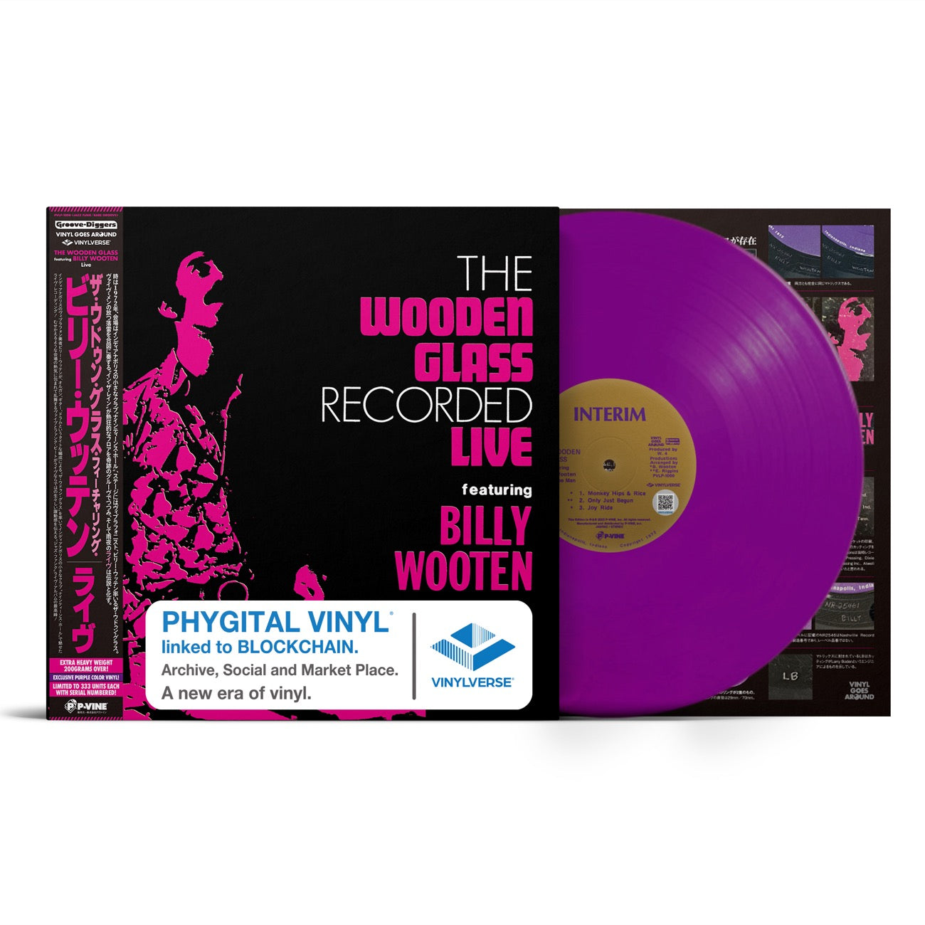 THE WOODEN GLASS featuring BILLY WOOTEN『LIVE』PURPLE COLOR