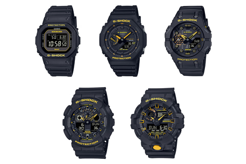 G-SHOCK、ブラックにイエローの“警戒色”を加えた5モデル - Impress Watch