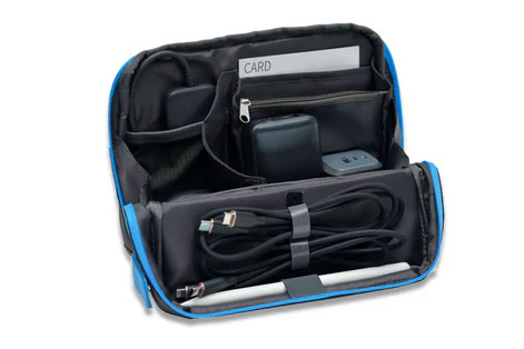 アンカー、コクヨと共同開発したスマートポーチ「Anker Smart Pouch