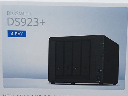 Synologyの4ベイNAS「DiskStation DS923+」が入荷、Ryzen R1600搭載