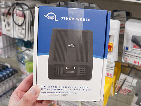 Thunderbolt 3対応の10GbE LAN変換アダプタがOWCから - AKIBA PC Hotline!