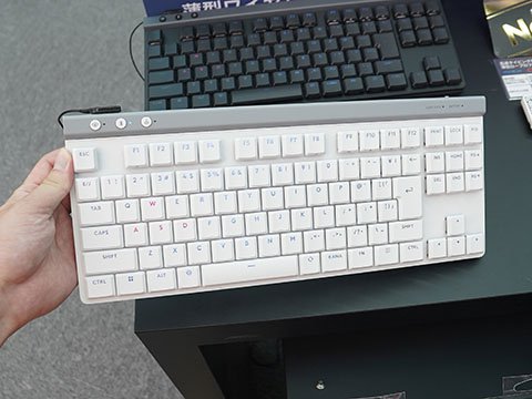 ロジクールの薄型ワイヤレスキーボード「G515 LIGHTSPEED TKL」が発売