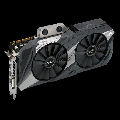 空冷/水冷両対応のGeForce GTX 1080 TiカードがASUSから、「0dB」技術