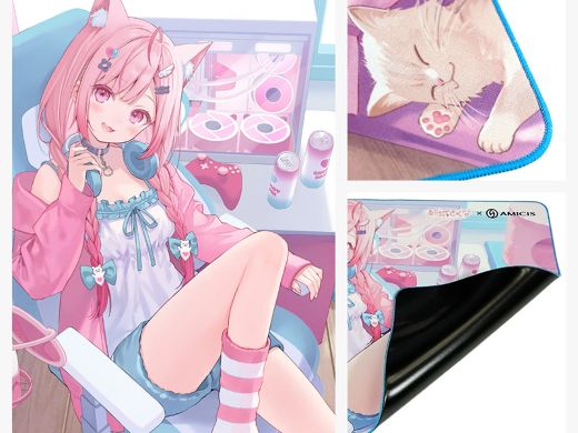 VTuber結城さくなコラボのゲーミングキーボード/マウスパッドの受注
