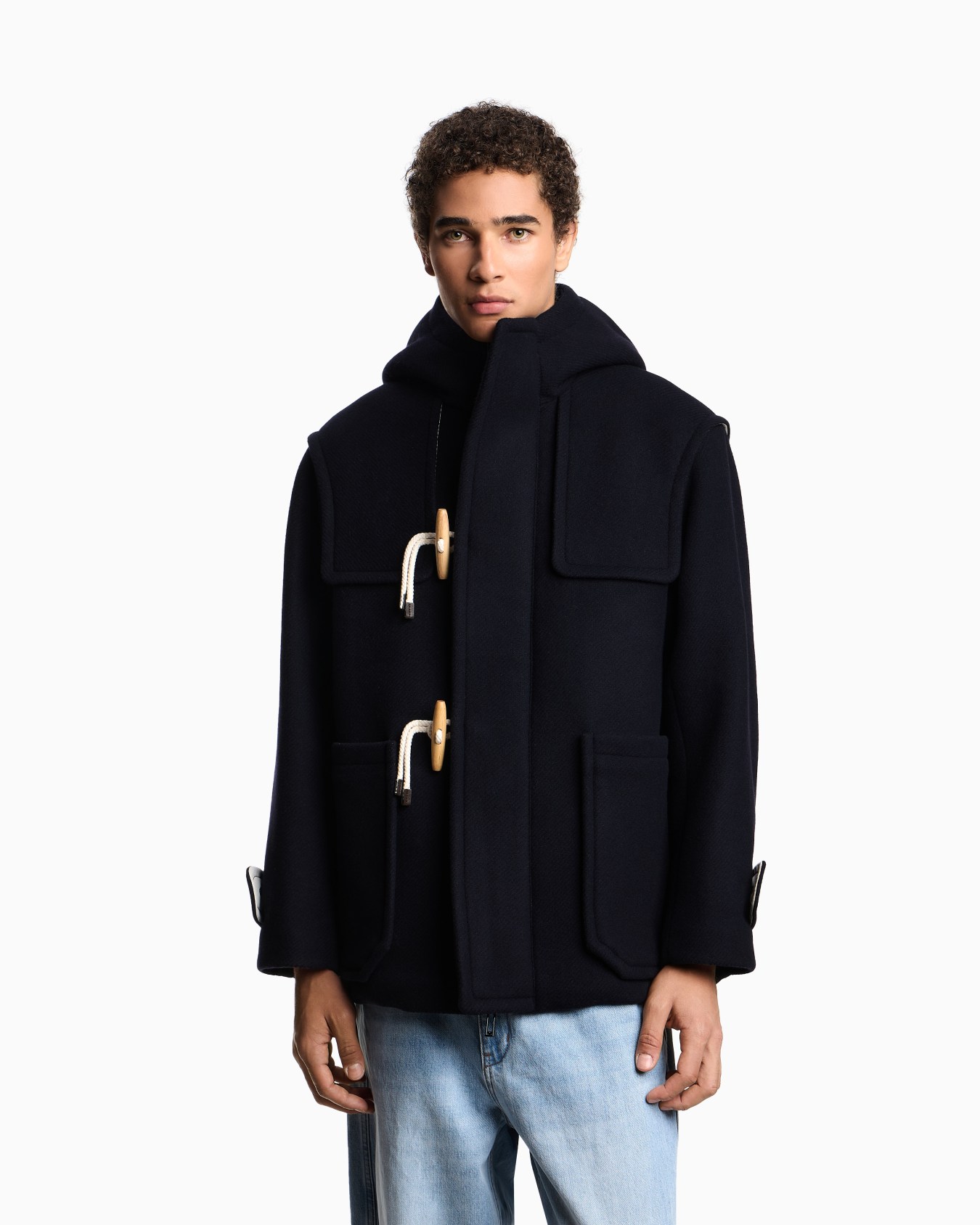 ダッフルコート バージンウールクロス | Emporio Armani