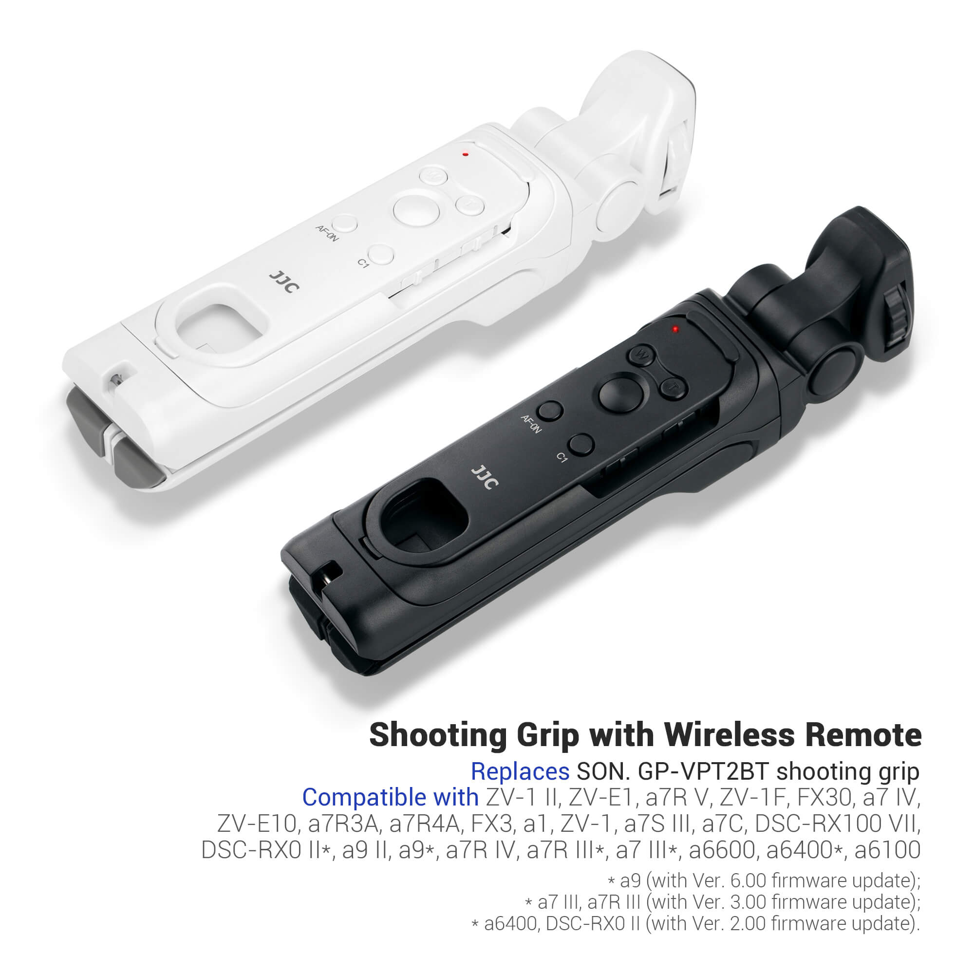 JJC GP-VPT2BT Wireless Bluetooth Remote Shooting Grip & Mini