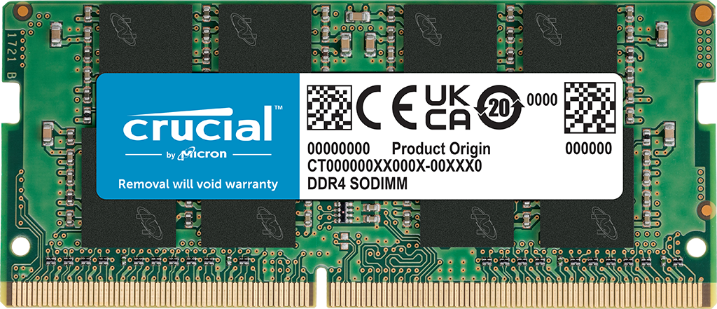 Crucial 16GB DDR4-2666 SODIMM | CT16G4SFRA266 | Crucial JP
