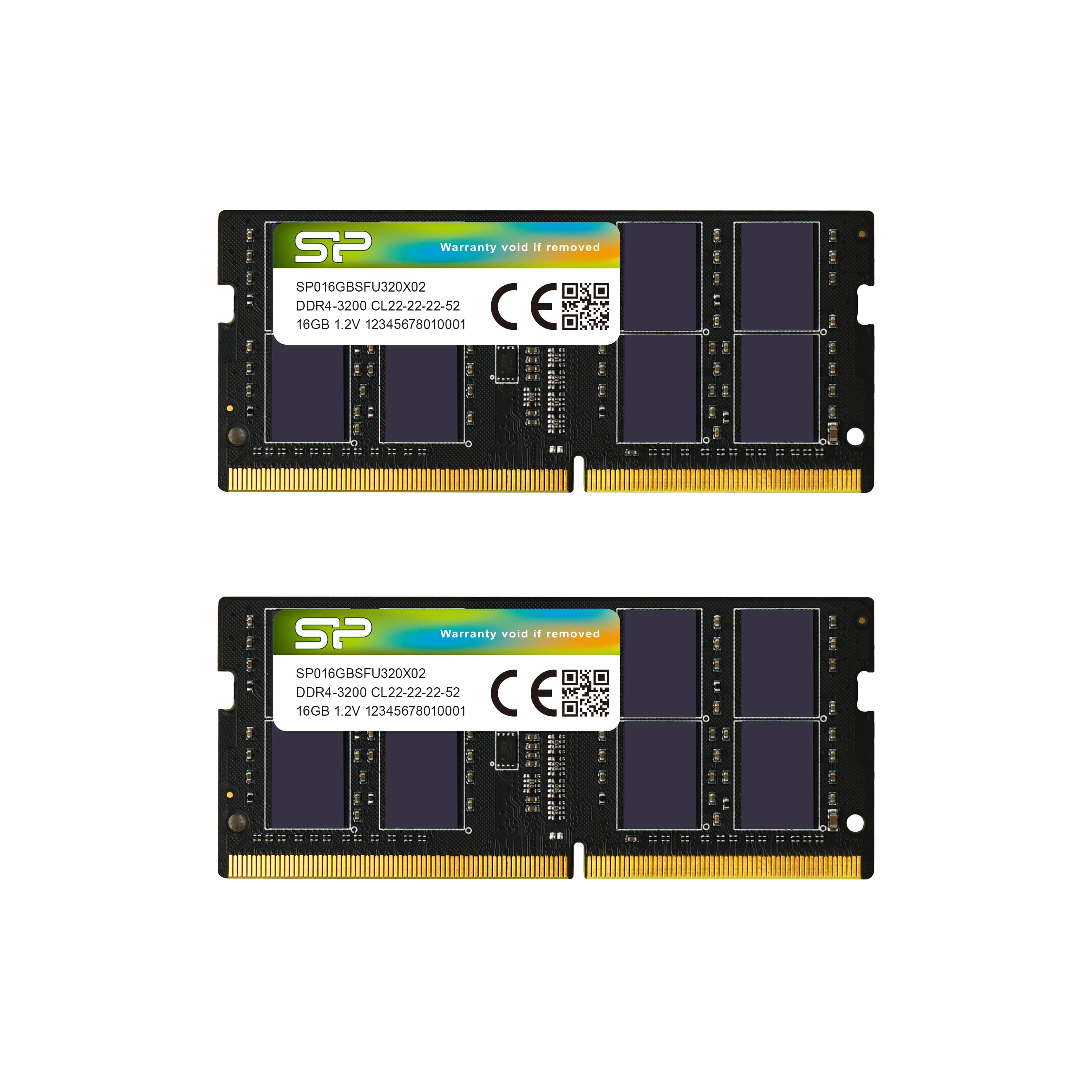 Silicon Power 32GB (2x16GB) SP032GBSFU320X22 3200Mhz CL22 DDR4
