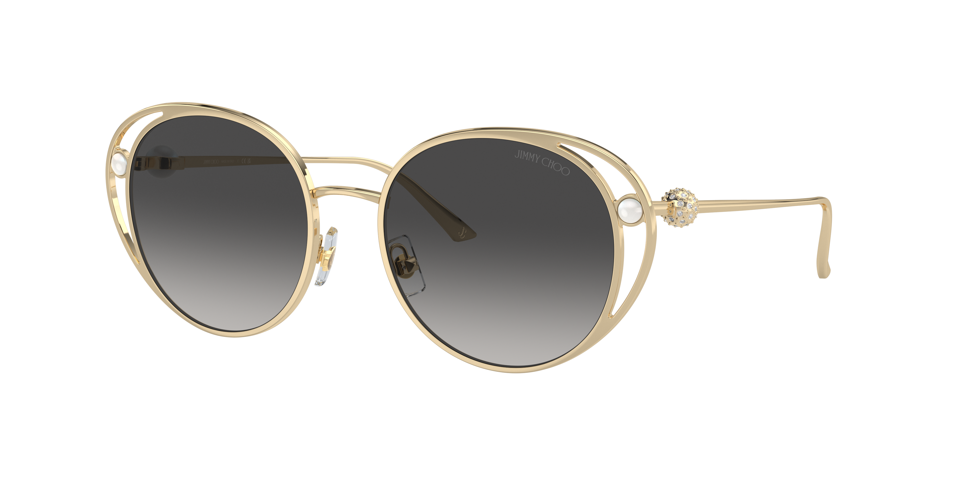 Jimmy Choo JC4003HB S (53 - 18) with Grey lenses and Gold frame