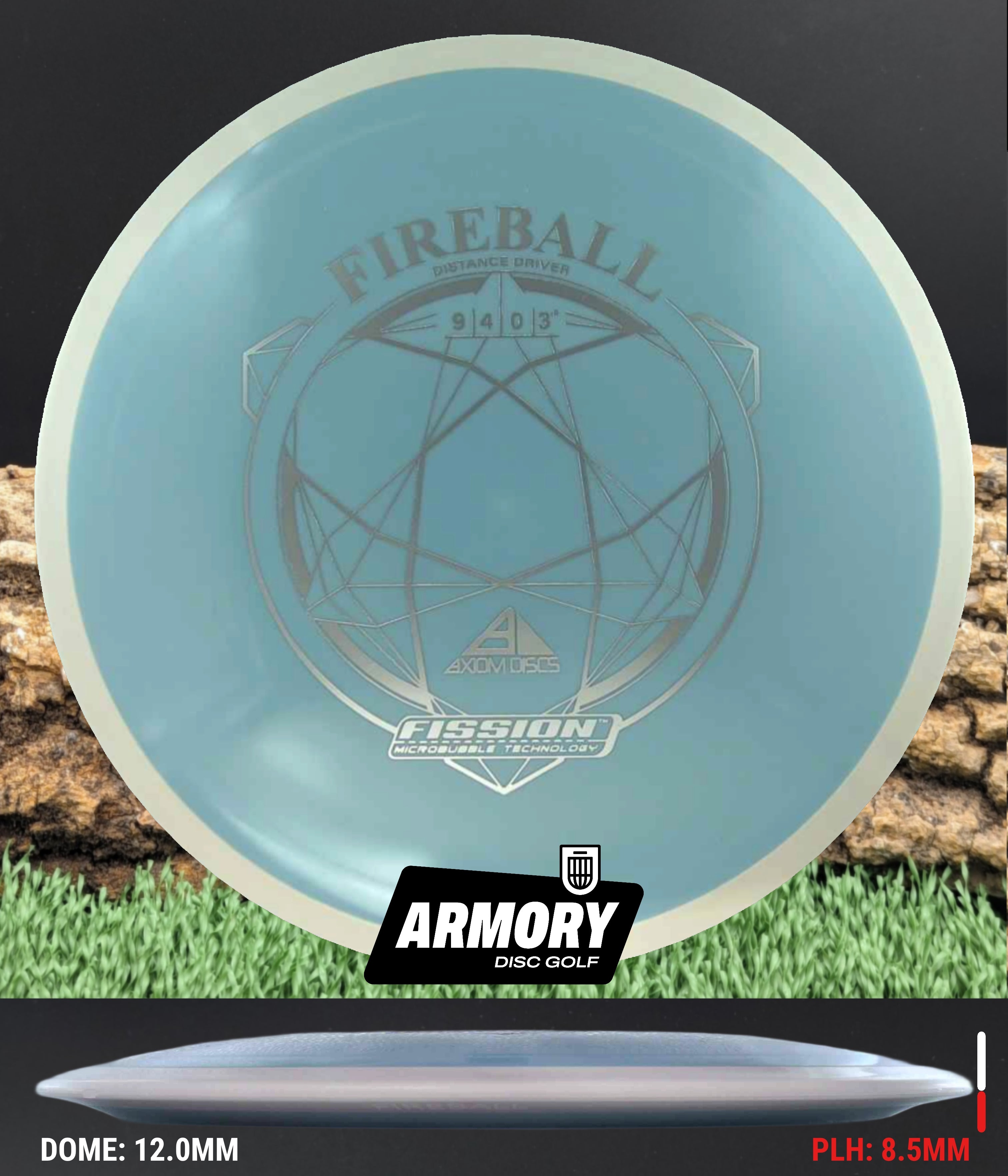 Axiom Fission Fireball – Overstable Driver – Armory Disc Golf