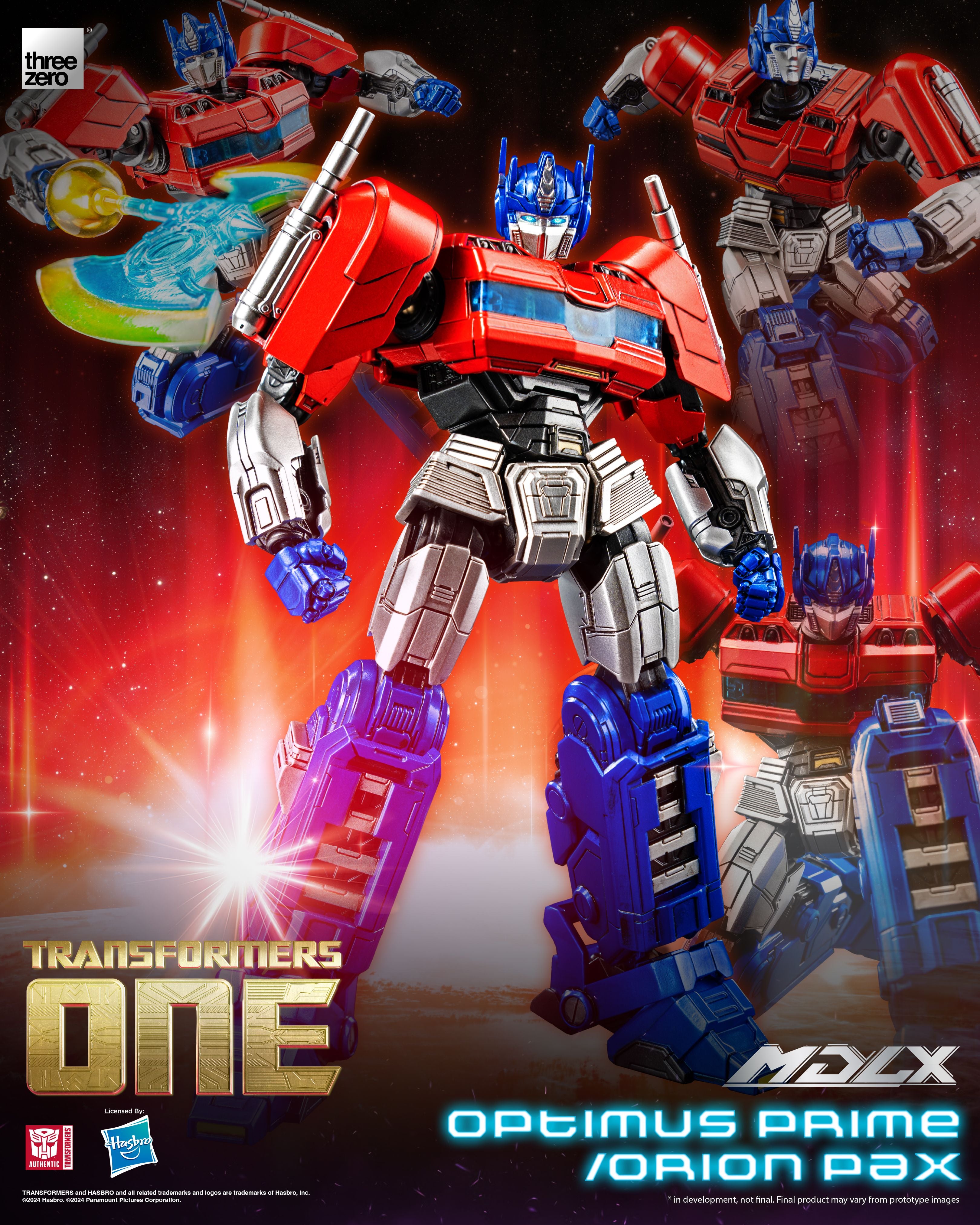 ThreeZero Transformers One MDLX Optimus Prime/Orion Pax