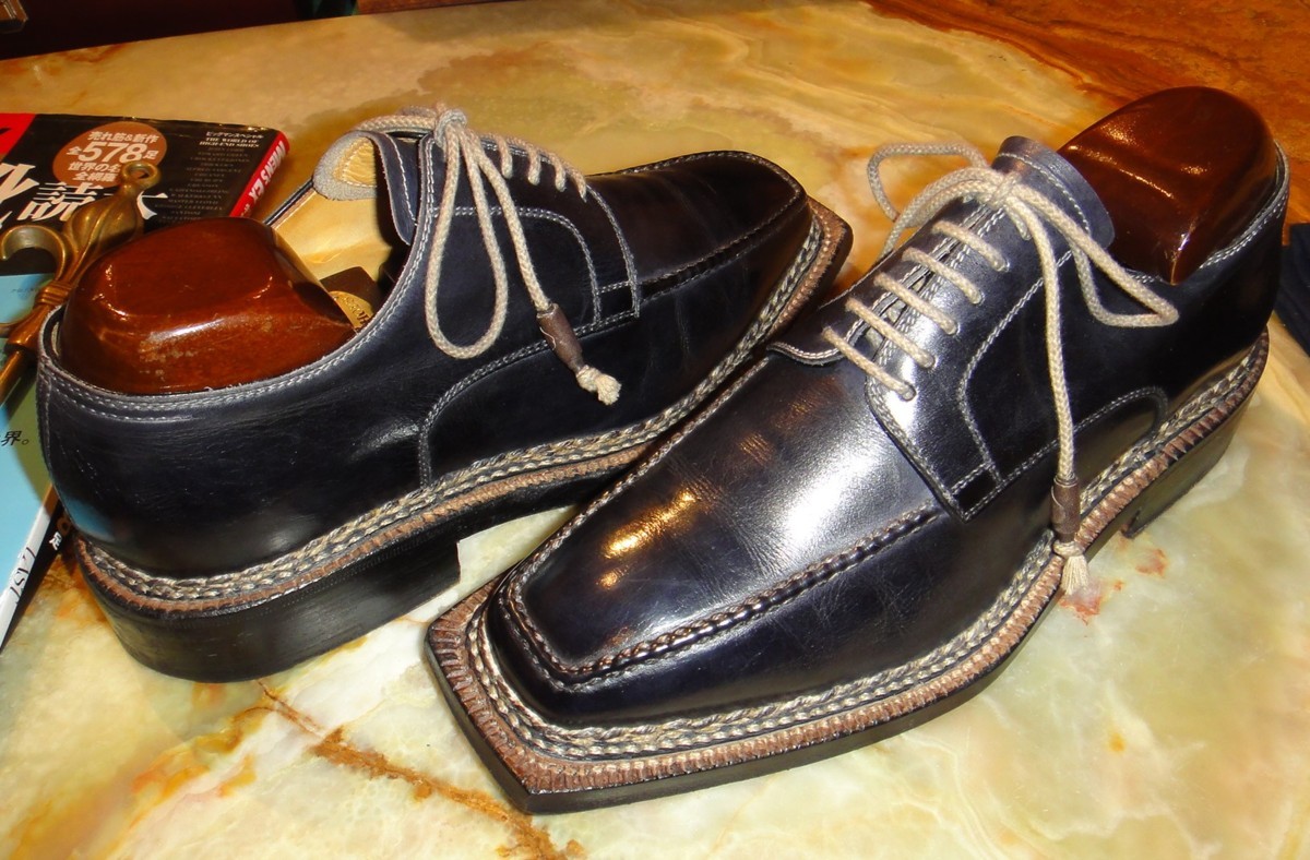 ブランキーニ Branchini】外羽根 ノルベジェーゼ製法Uチップ 黒 5.5