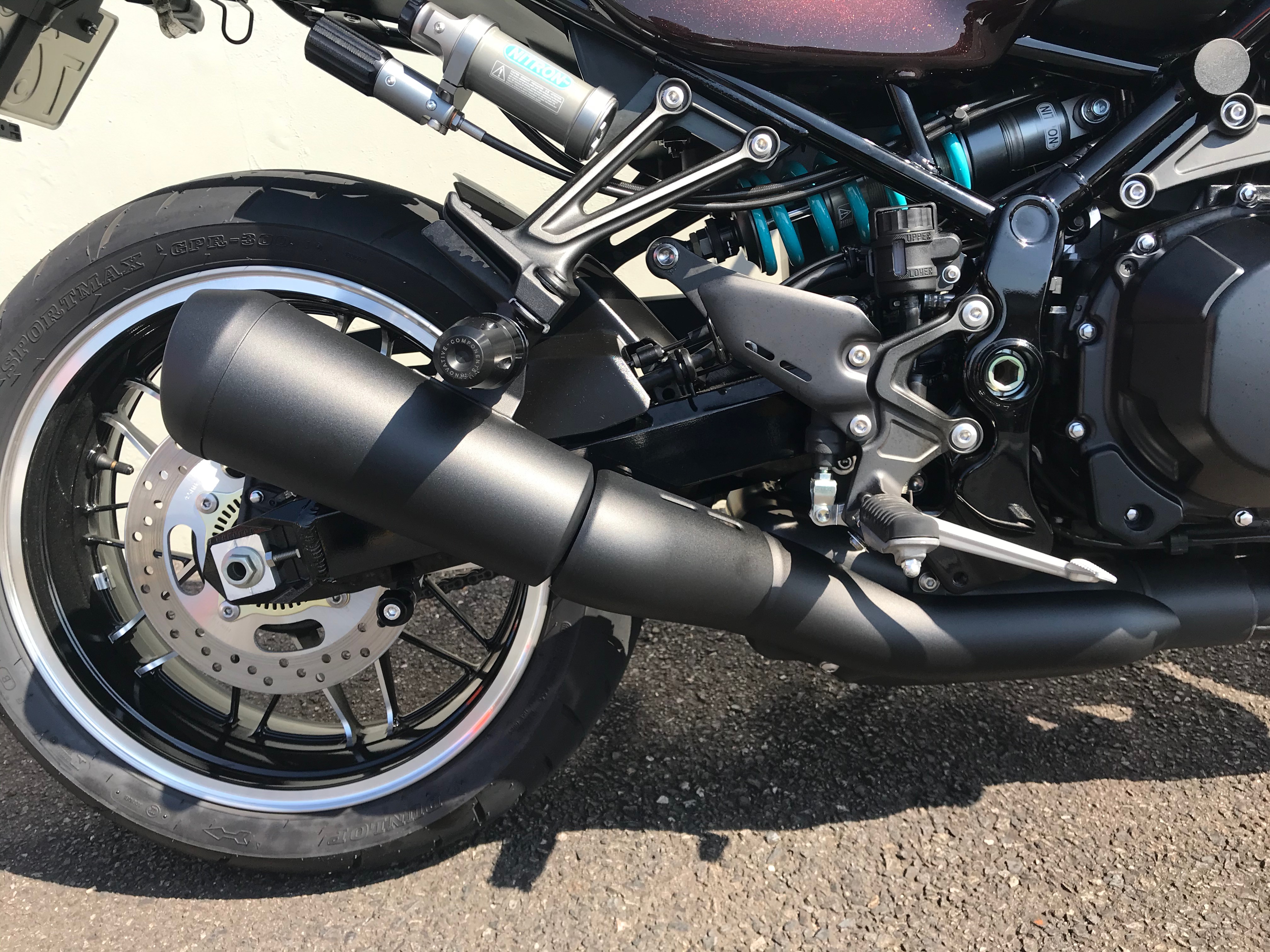 Kawasaki-Z900RS-純正マフラー-セラコート/パウダーコーティング施工