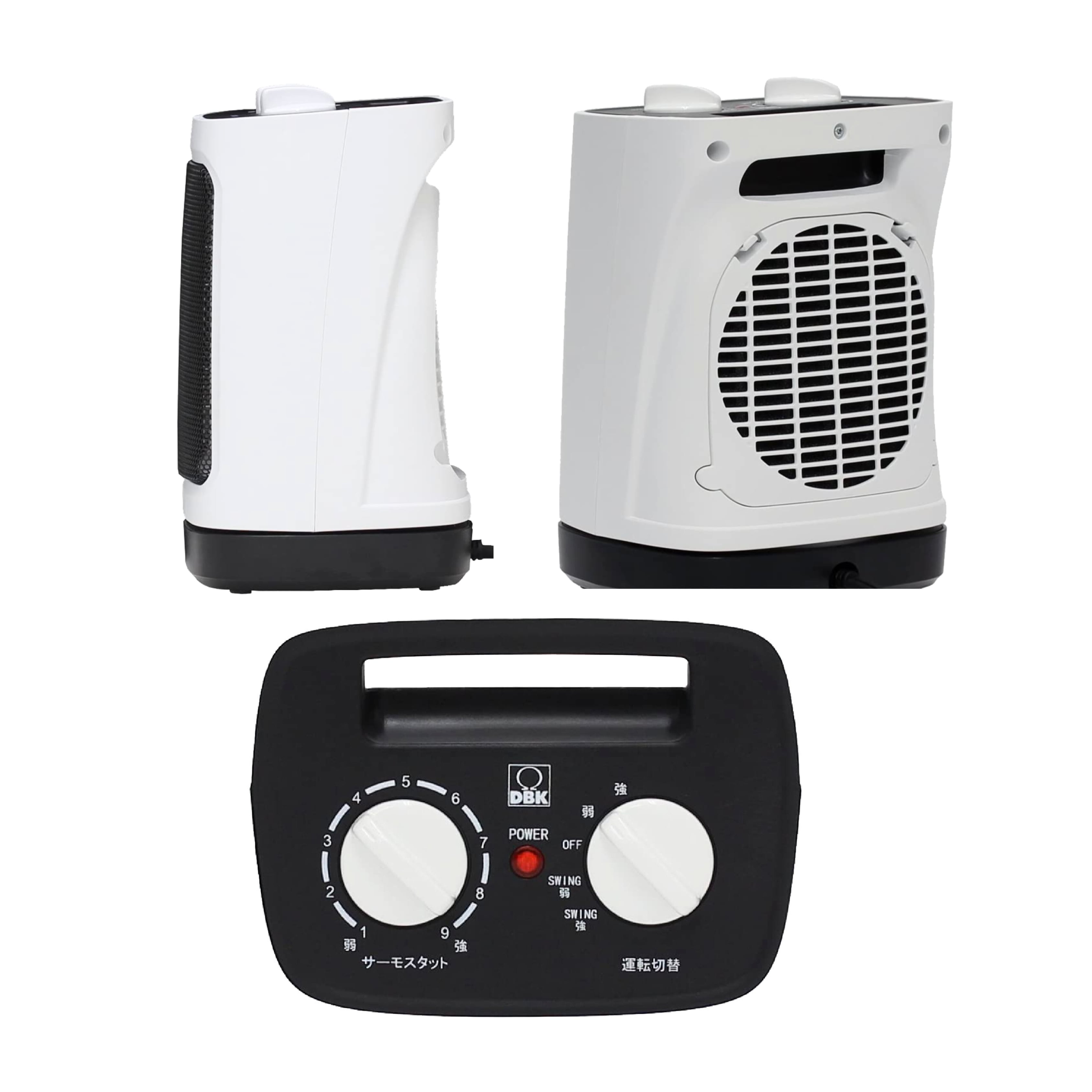 DBK セラミックファンヒーター DCJ800A【送料無料】 | セレクト