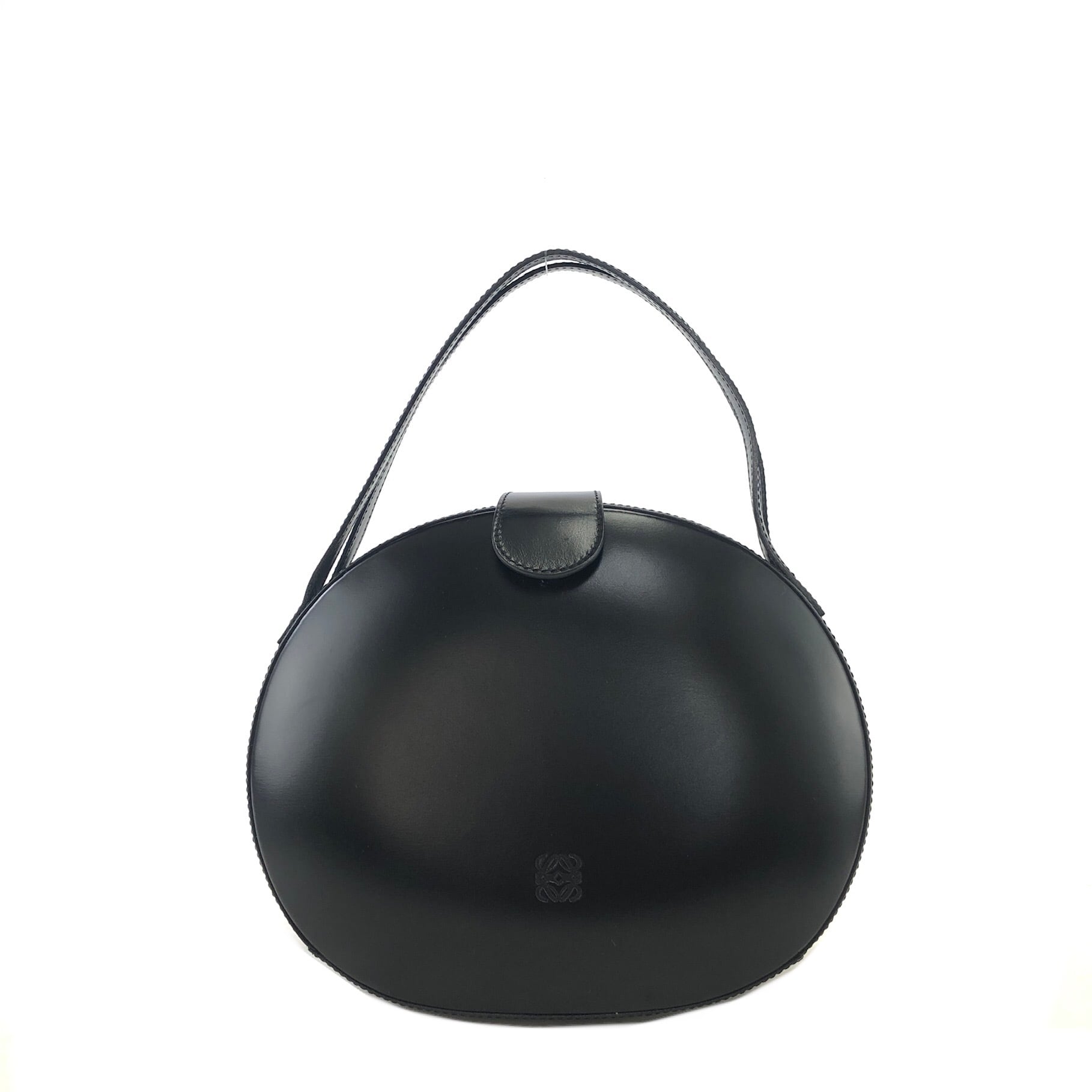 LOEWE ロエベ アナグラム レザー ラウンド 2way ショルダーバッグ