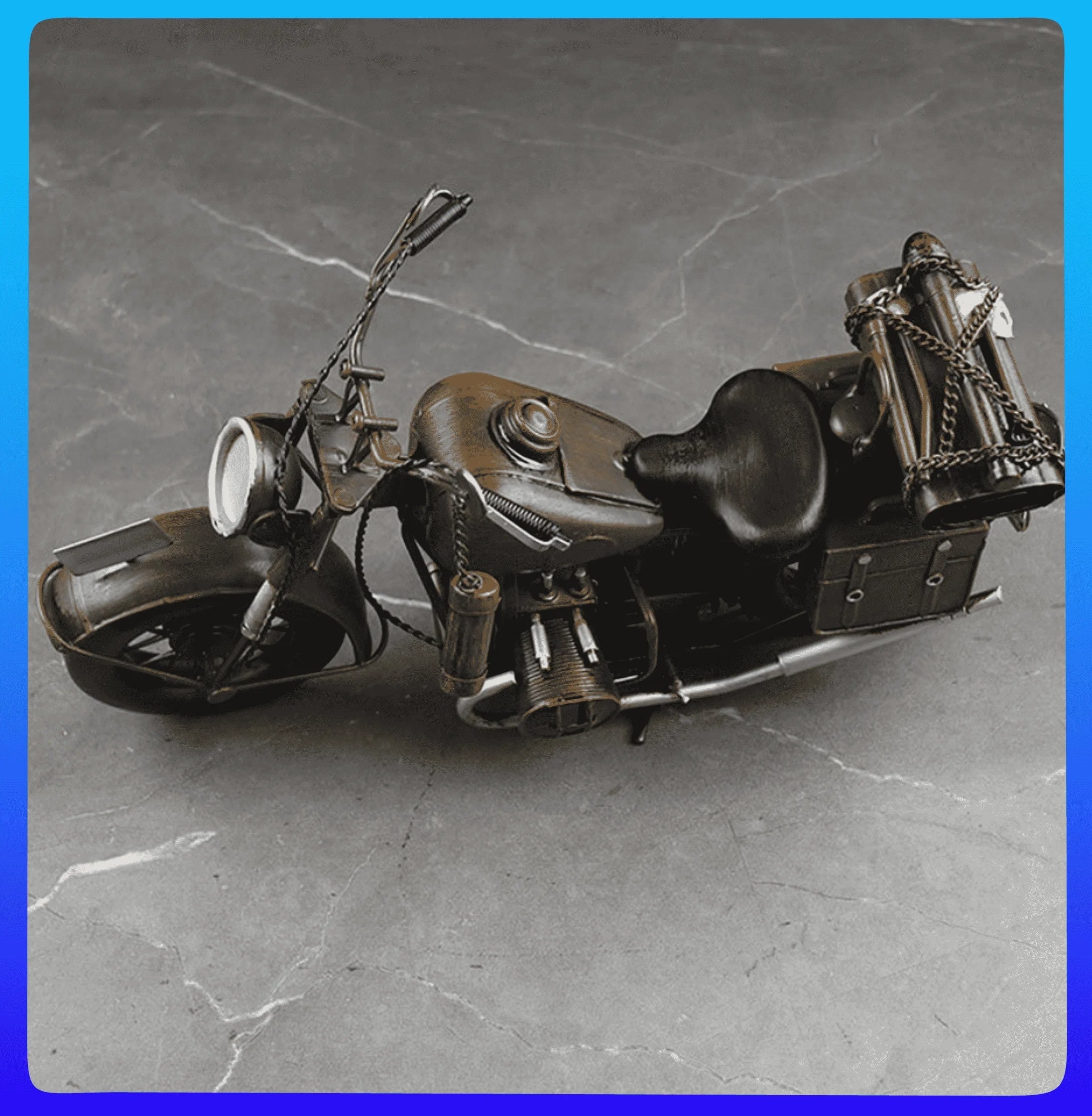 特大 メタル ブリキ 玩具 おもちゃ バイク Bike オートバイ Motorcycle