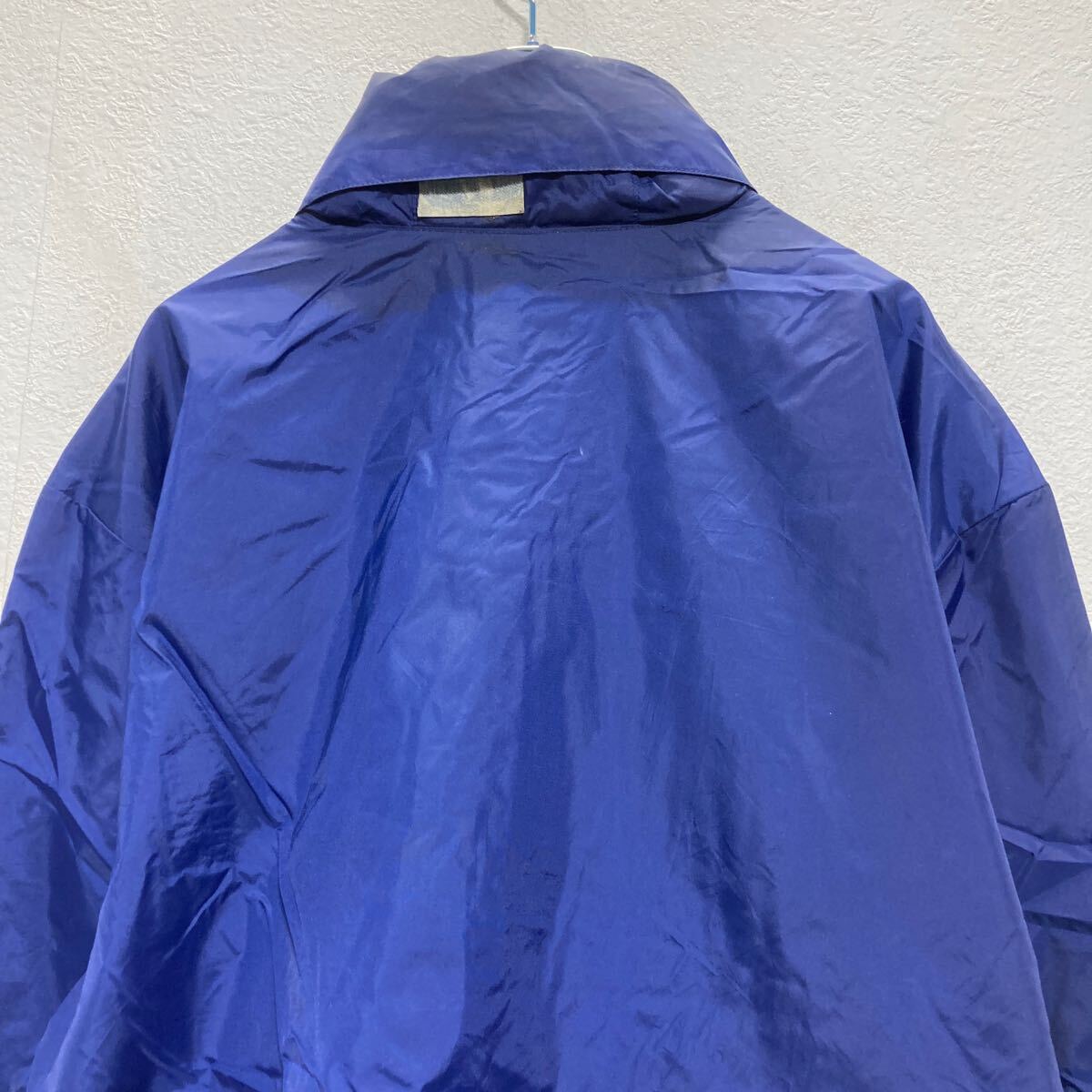 adidas ジップアップ ナイロンジャケット XL ネイビー アディダス