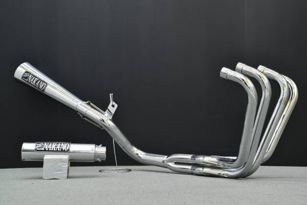 ゼファー400 ナカガニ メガホン改50π メッキ/ナカノ マフラー | DAJI
