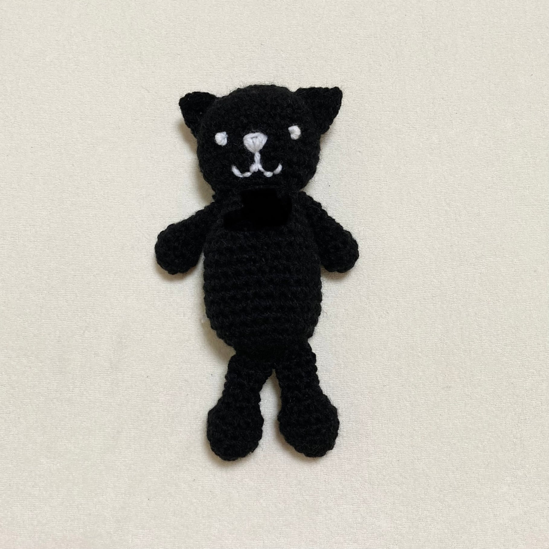 黒猫 あみぐるみ | msara