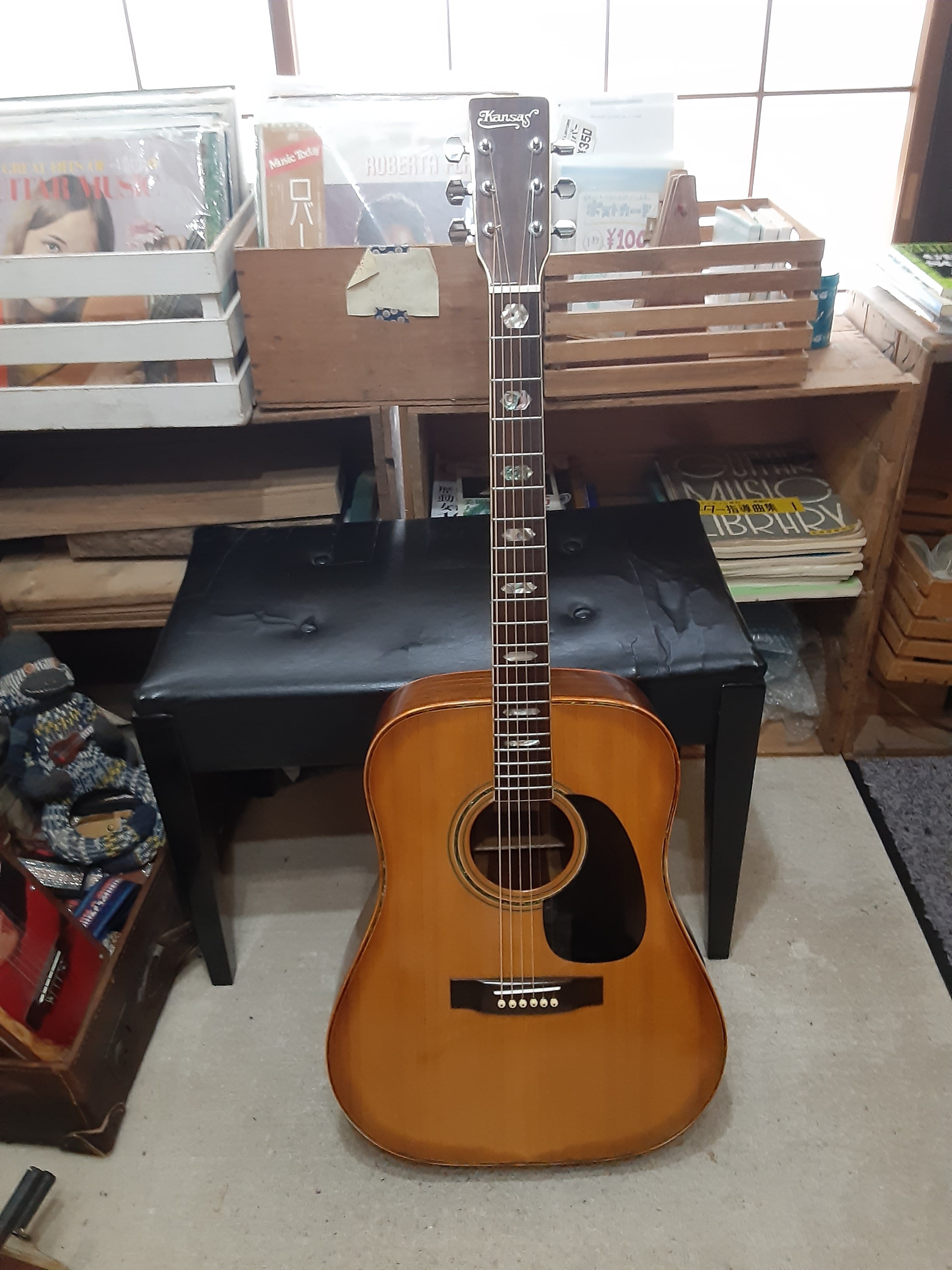 Kansas W-300ジャパンヴィンテージアコースティックギター | rmkalimba