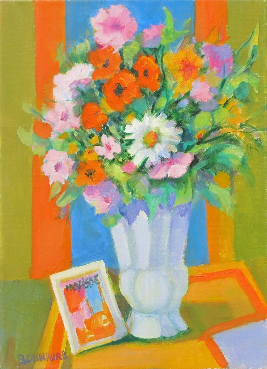 マティスの本と花 | fleur et livre sur Matisse | Gallery Enatsu