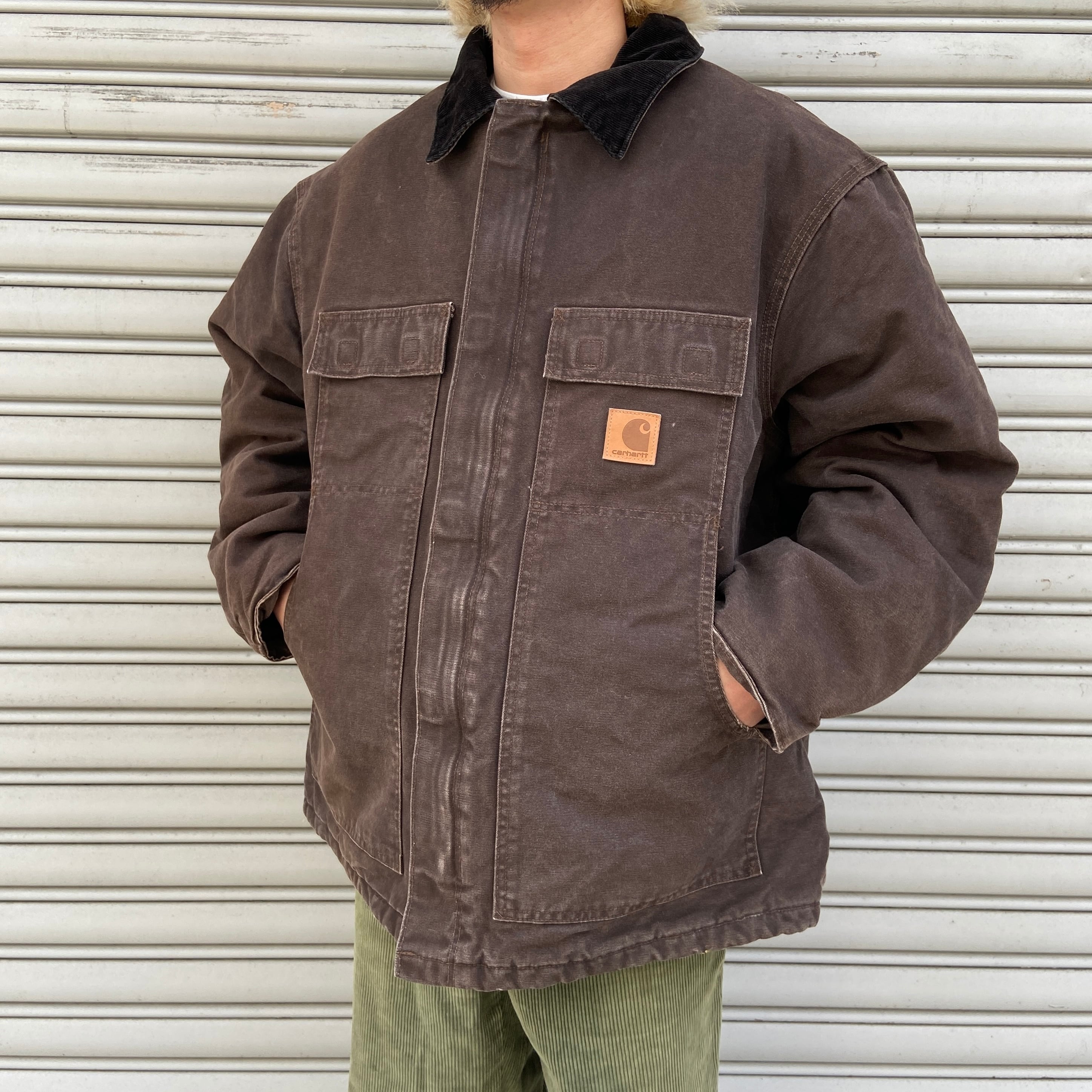 Carhartt トラディショナルコート XL ダックジャケット ダークブラウン