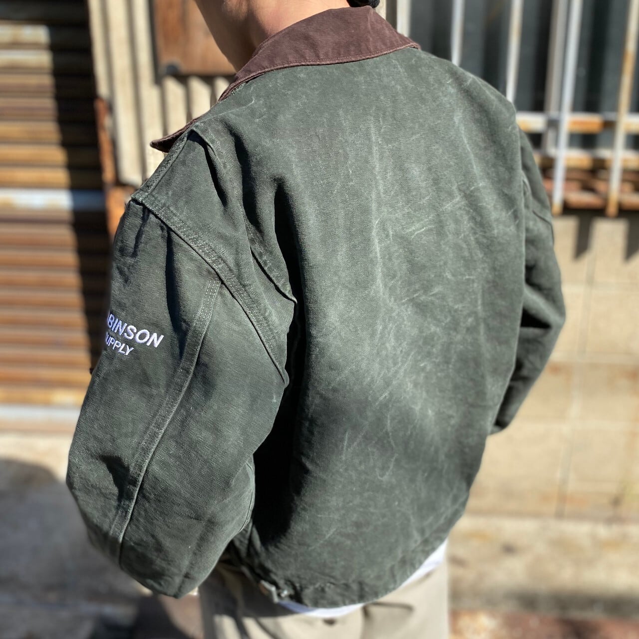 Carhartt カーハート デトロイトジャケット ワークジャケット 企業ロゴ