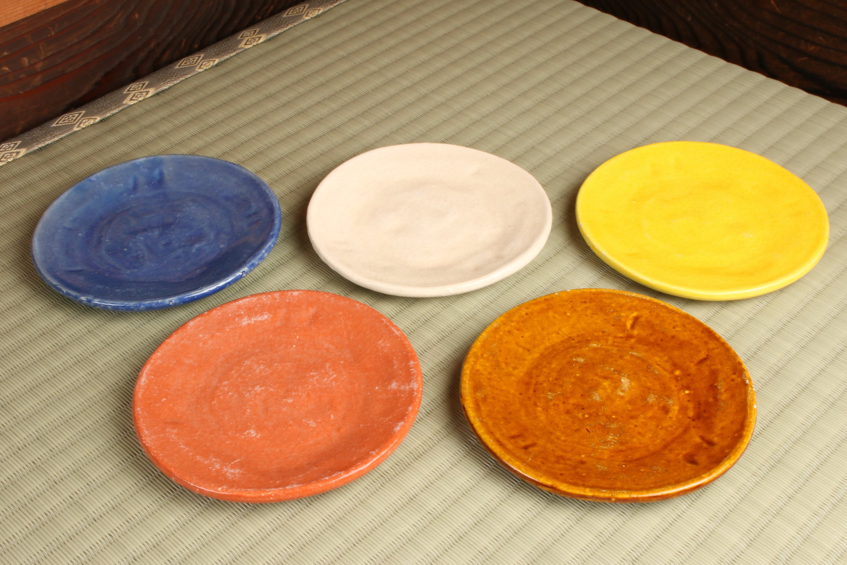 京焼 川崎和楽 銘々皿 五枚組 | (有)新原美術