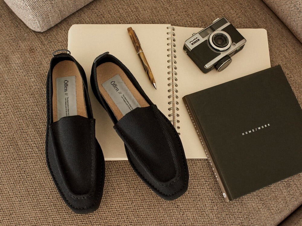 MENS】square-MOCCA / BLACK | Offen