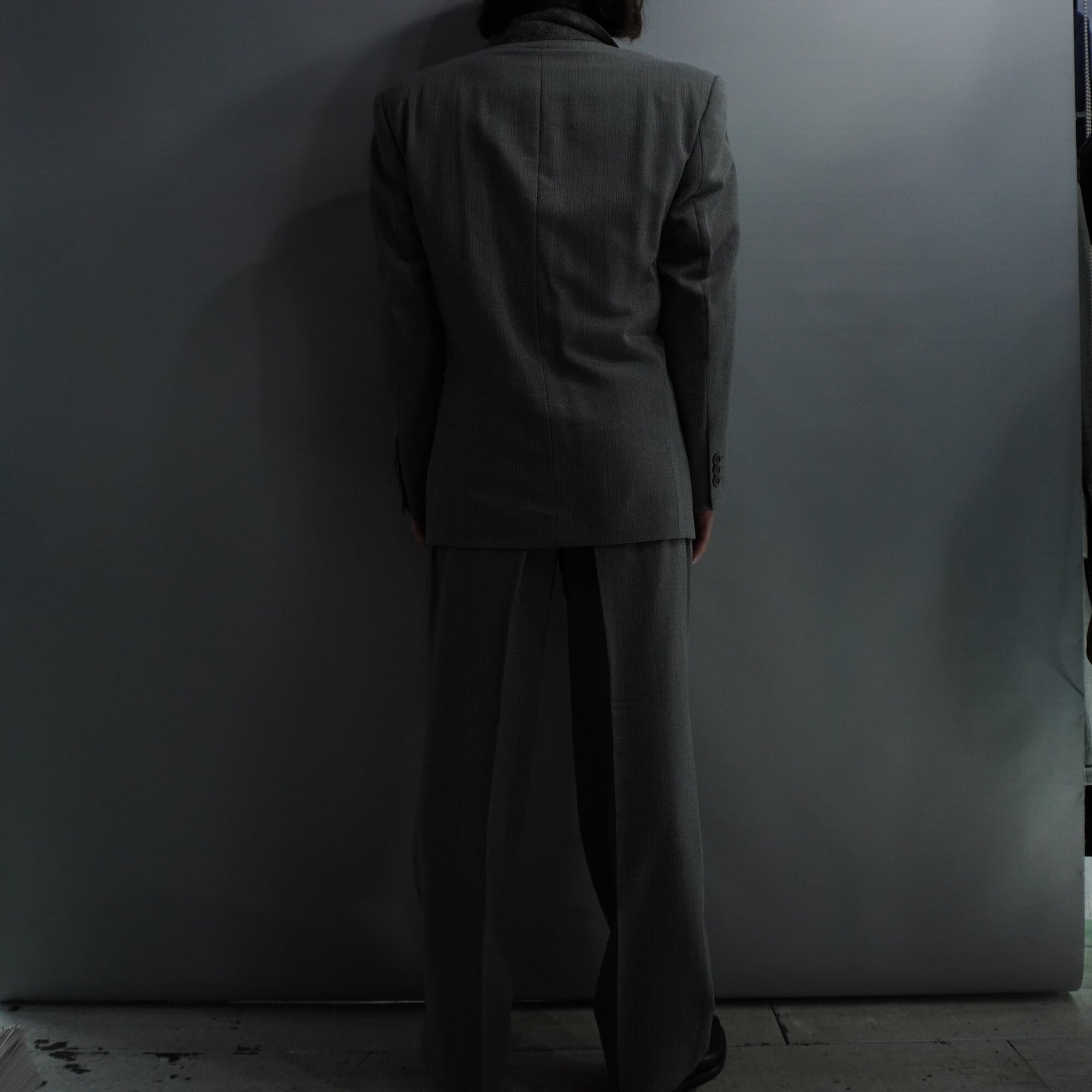 Yves Saint Laurent】 イヴサンローラン ダブルスーツ セットアップ