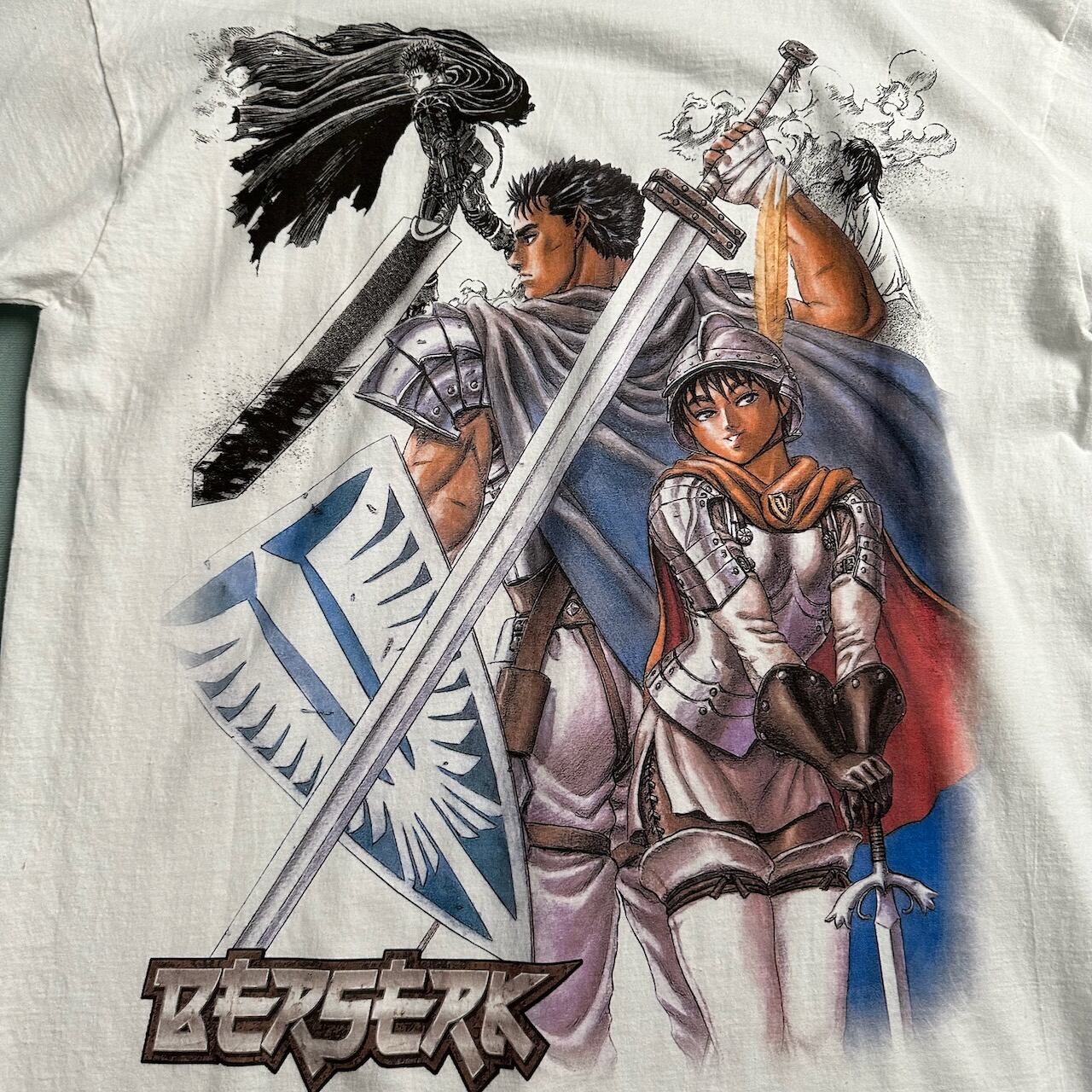 BERSELK ベルセルク 両面 アニメTシャツ 白 | RUFFY
