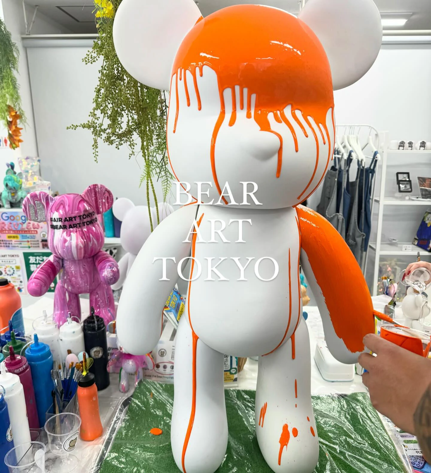 流体アート　ベアアート　九尾　特大サイズ