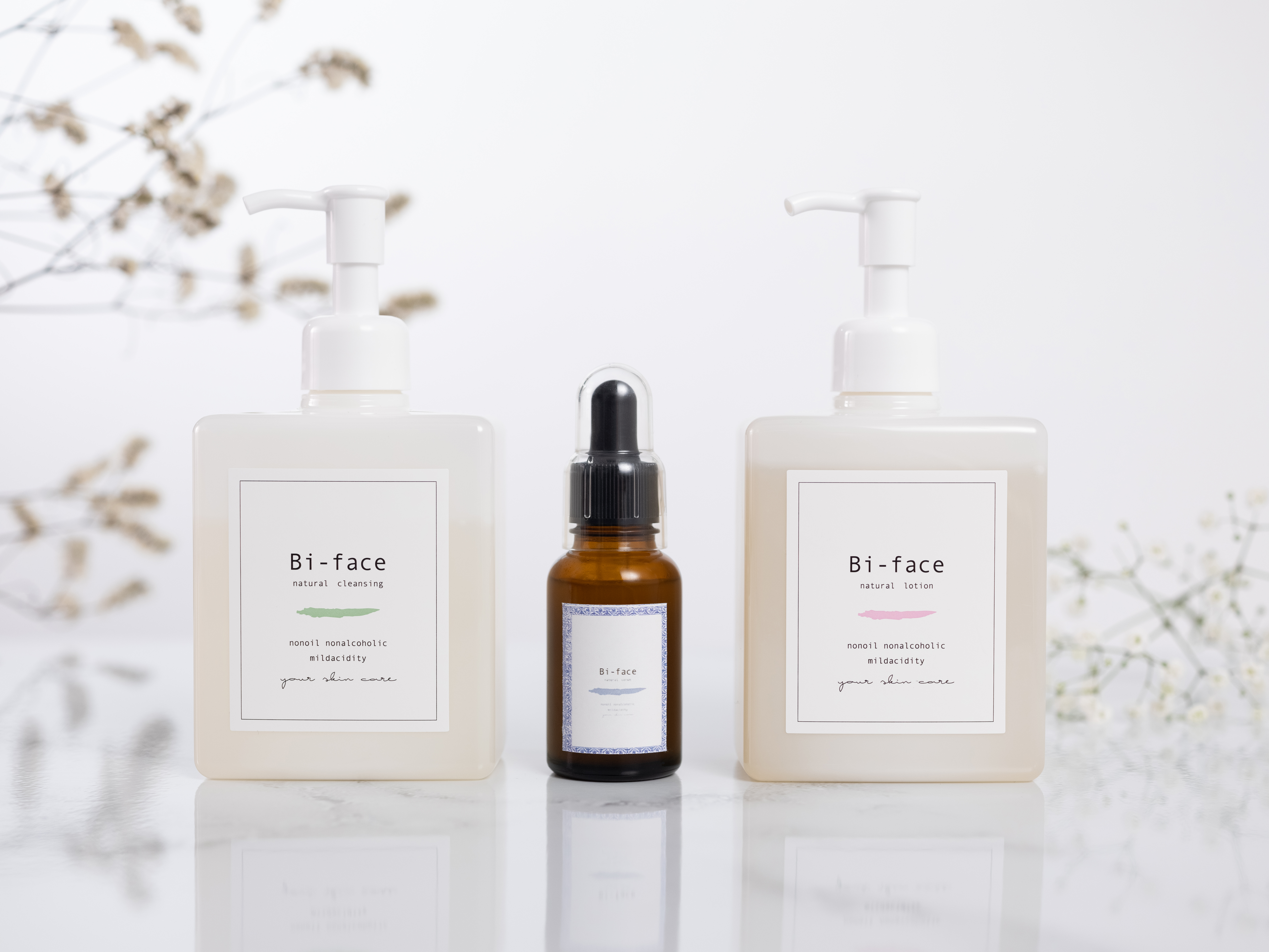 Bi-face化粧品はたったの3つのスキンケア｜ビフェイス株式会社