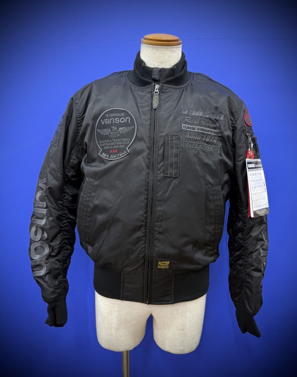 VANSONとバイクワールドがコラボした限定モデル！MA-1タイプジャケット