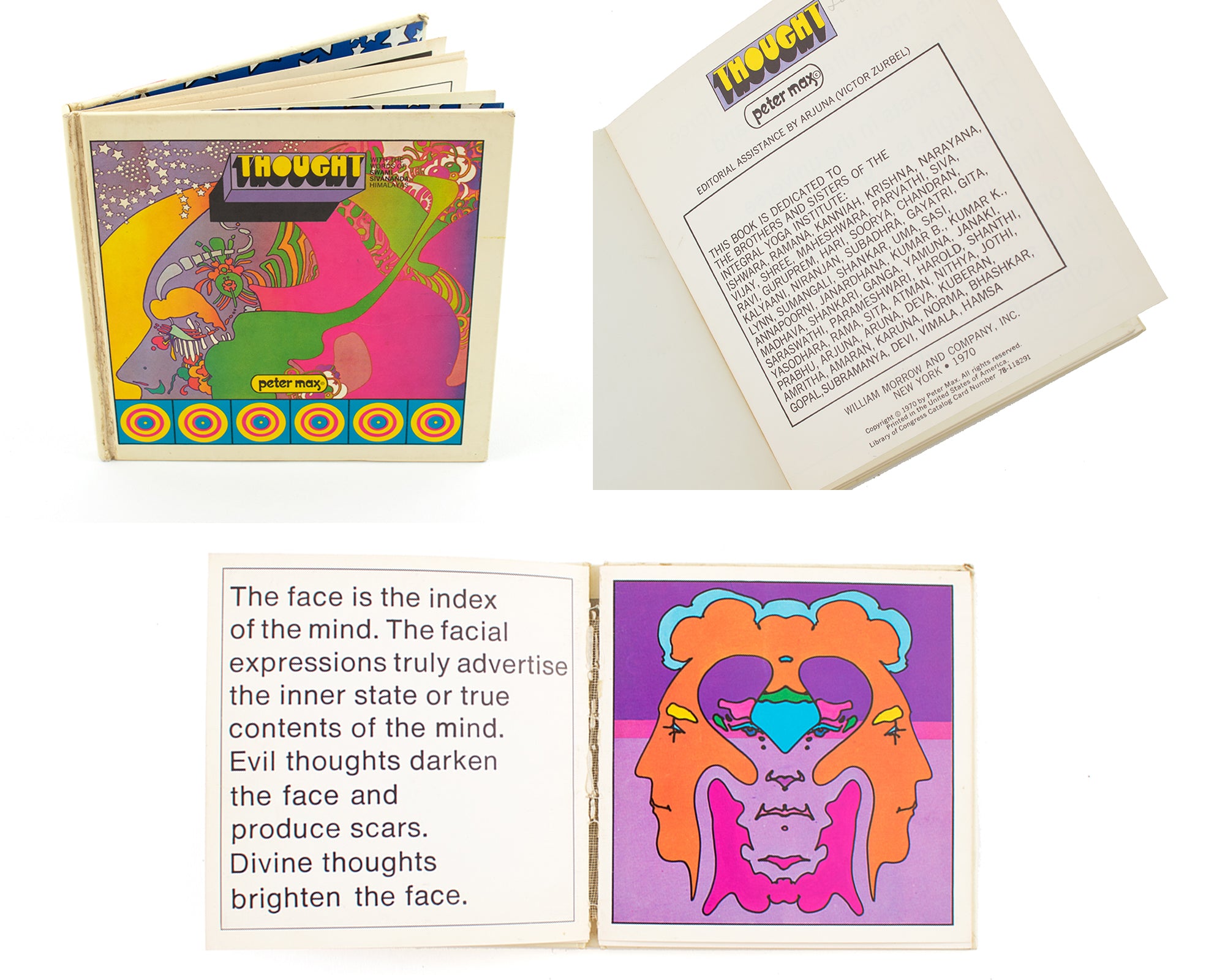 1970 Peter Max 1st Edition Illustrated Art Books (set of 4