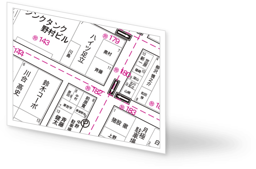 ゼンリン住宅地図・地図印刷 | いつもNAVI