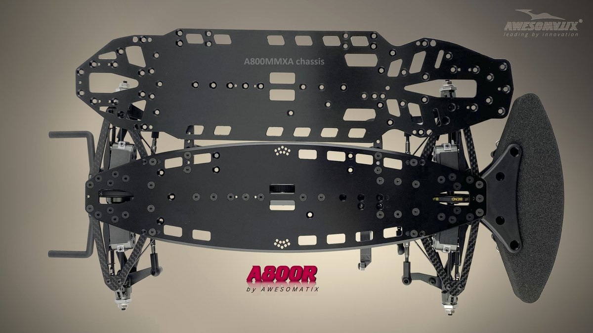 特注モデル AWESOMATIX オーソマ A800R 用 シャーシ 蕨山 特注モデル