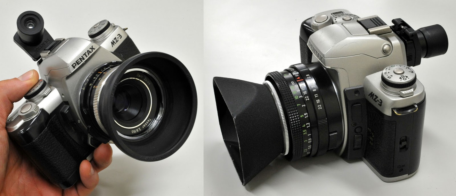 M42 MOUNT SPIRAL: Carl Zeiss Jena TESSAR 50mm/F2.8 and Carl Zeiss