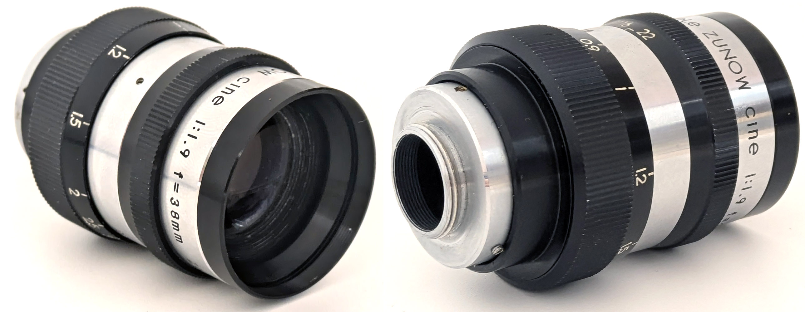 M42 MOUNT SPIRAL: ZUNOW OPT. Tele ZUNOW Cine 38mm F1.9