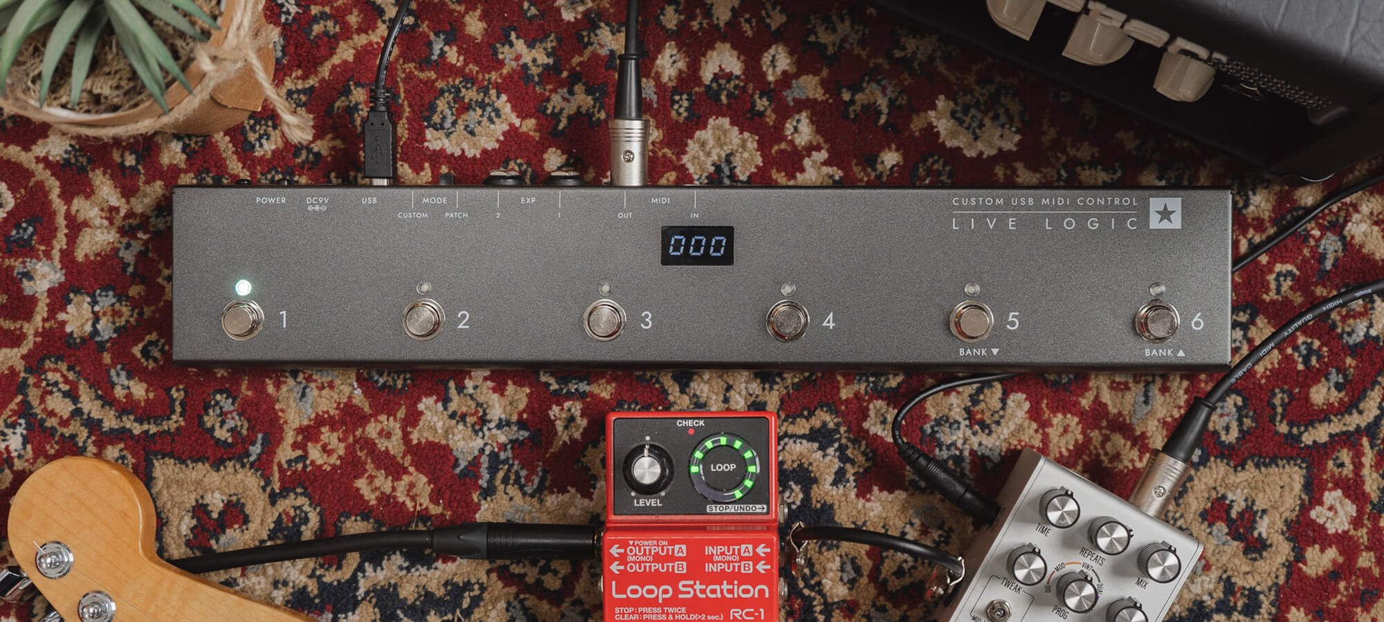 Live Logic MIDI Footcontroller