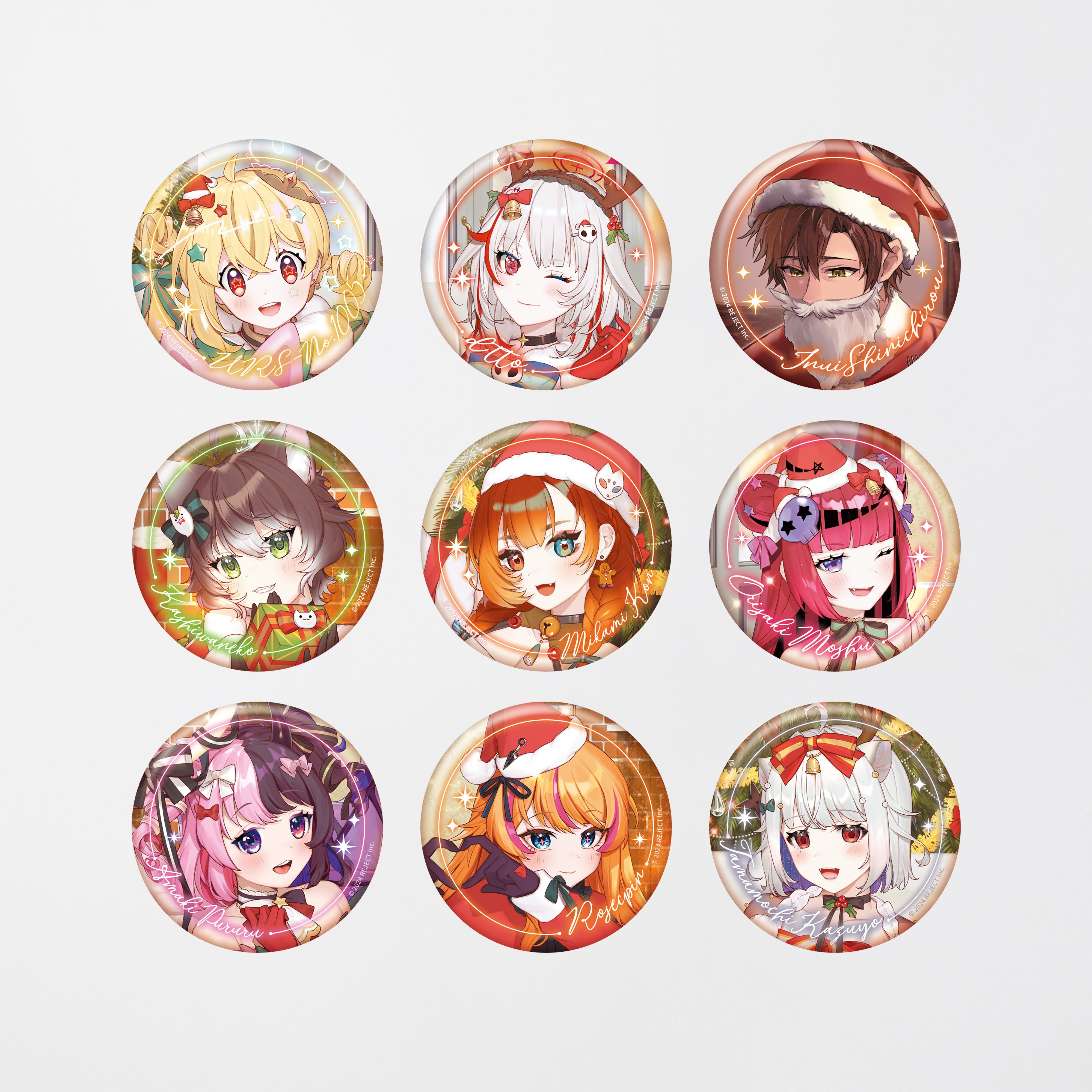 受注販売】Christmas Goods 2024 缶バッジ – REJECT