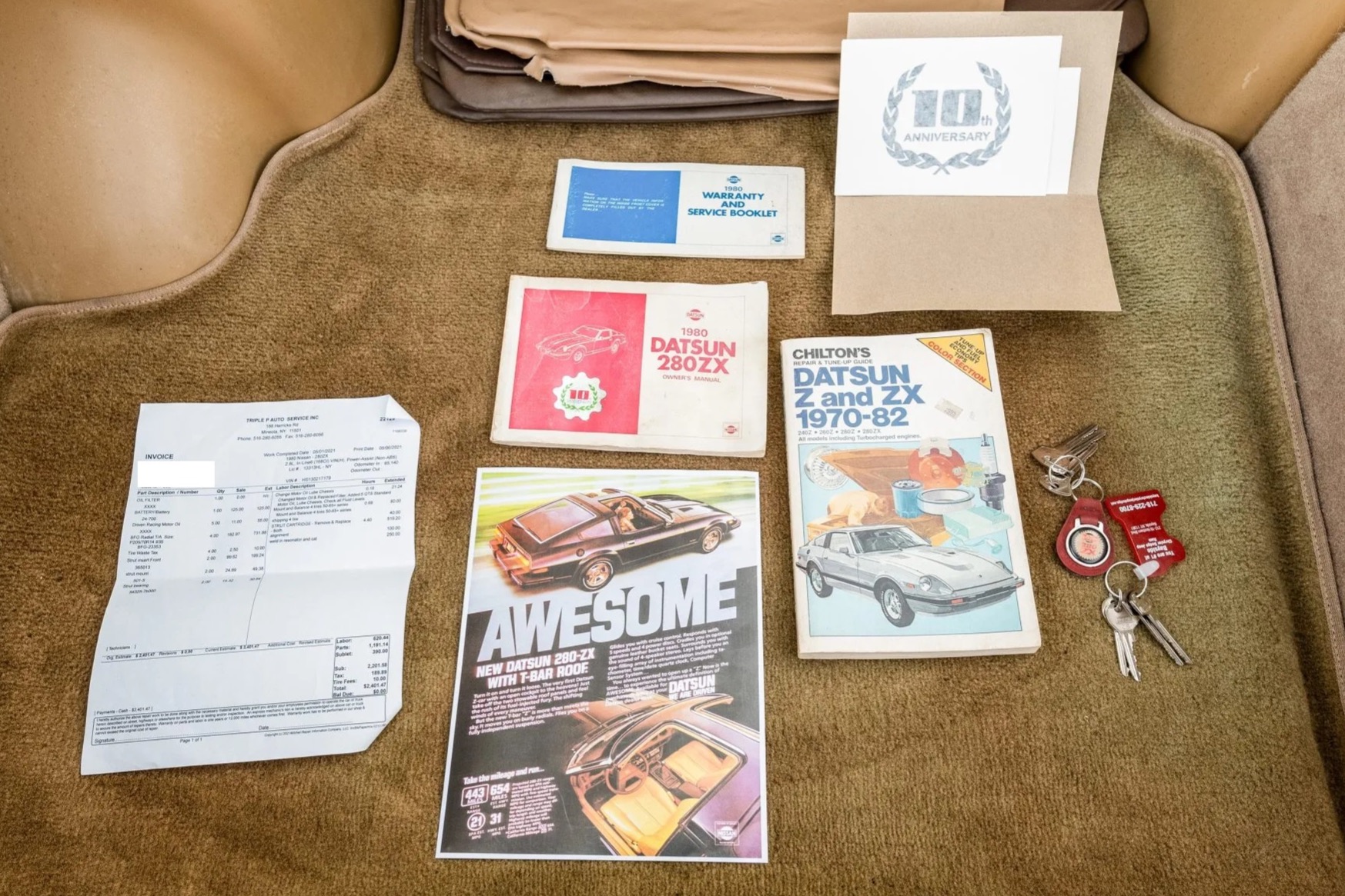 1980 Datsun 280ZX 10th Anniversary Edition 5-Speed for sale on BaT