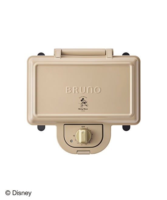 DISNEY ホットサンドメーカー ダブル ベージュの通販 | BRUNO online