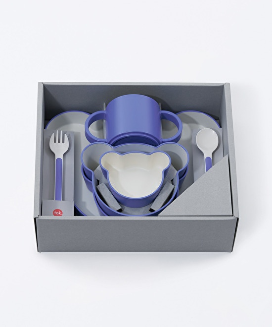 KIDSDISH ギフトボックス ベアラッキー7 バイオレットブルーの通販