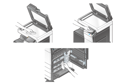 本機のお手入れをする - bizhub C554 / C454 / C364 / C284 / C224