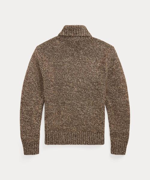 RRL】マーブル タートルネック リブニット 長袖 セーター 25年モデル