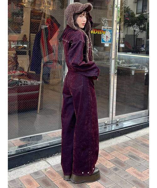 セール】【セットアップ対応】フロッキーデニムジャケット（デニム