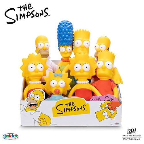ザ・シンプソンズ ベーシックぬいぐるみ 5アソート ( ホーマー