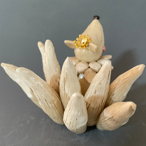 限定3】九尾キツネの置き物 九尾狐 きつね 瑞獣 その他置物 TARACO