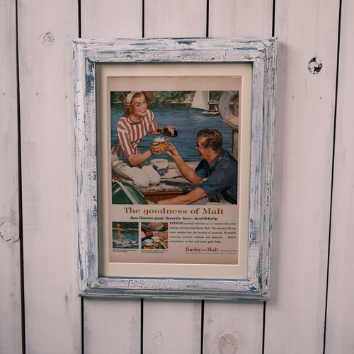 額縁】A4/A3/A2/B5/B4/B3/B2ポスターフレーム アンティーク オールド